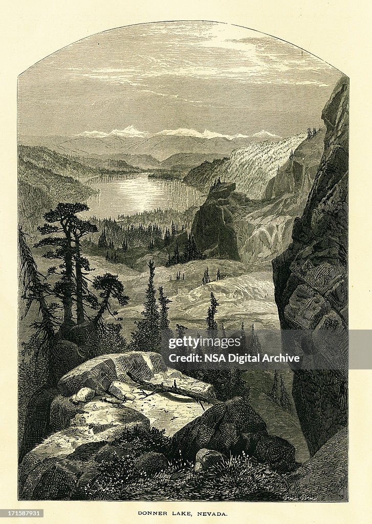 Donner Lake, California | Historic American Illustrations