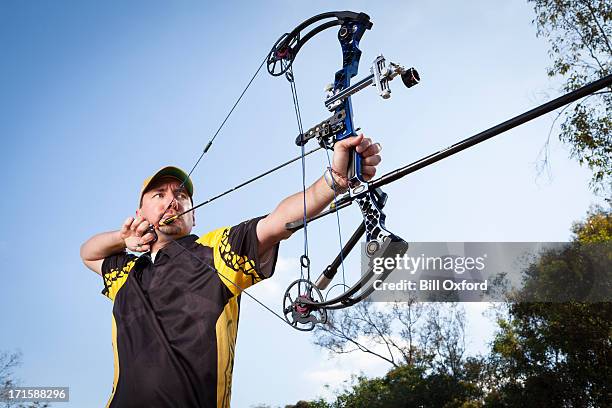 archery - compound bow stock pictures, royalty-free photos & images