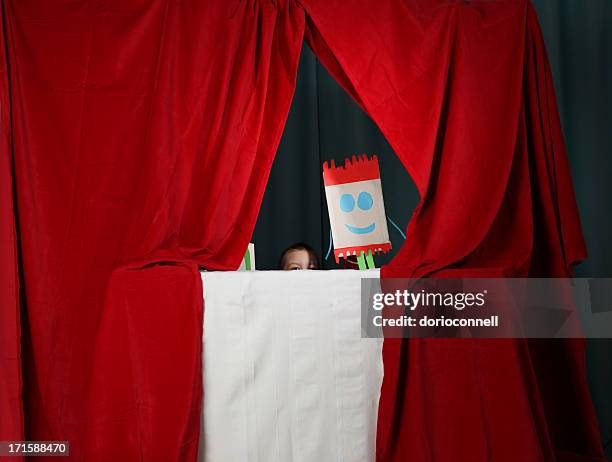 puppet show - puppet show stock pictures, royalty-free photos & images