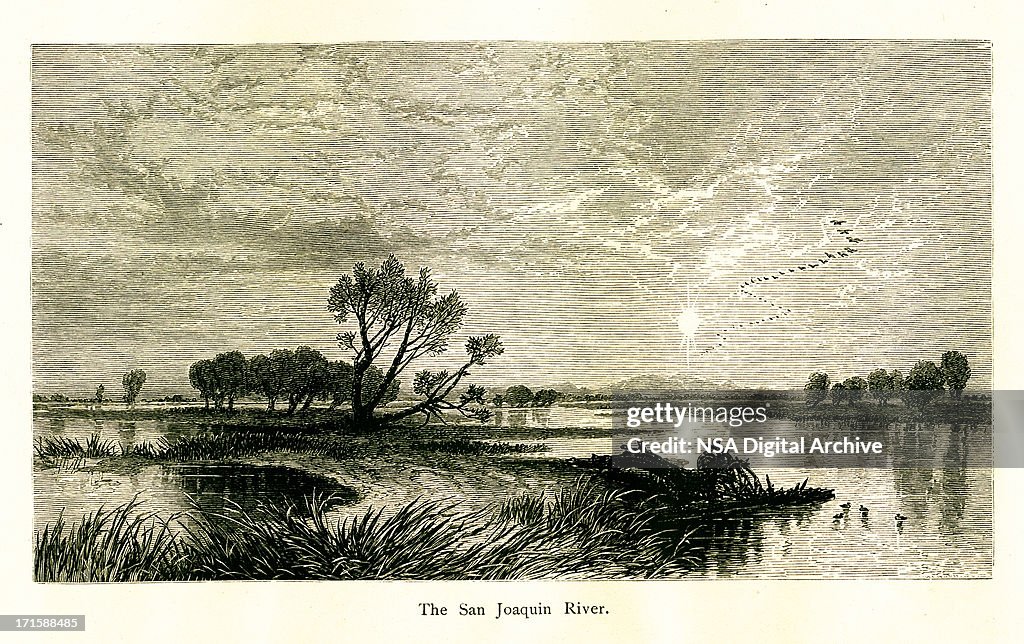 The San Joaquin River, California