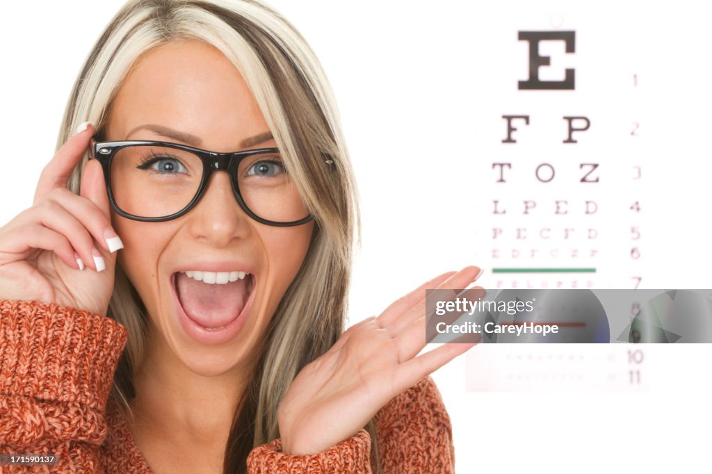 Eyeglasses exam