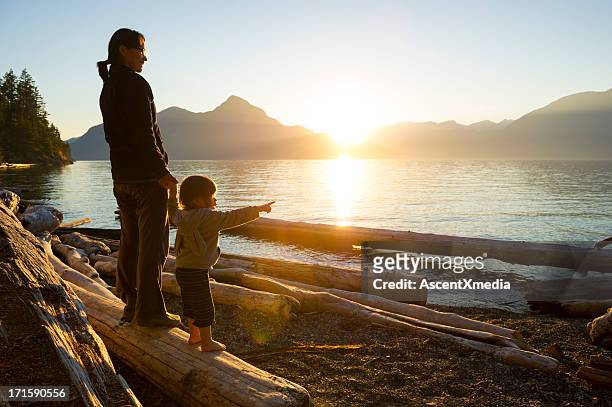 mother and daughter sharing a connection - british columbia stock pictures, royalty-free photos & images