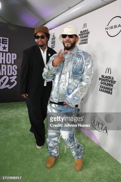 Nasir and Swizz Beatz attend the BET Hip-Hop Awards 2023 on October 03, 2023 in Atlanta, Georgia.