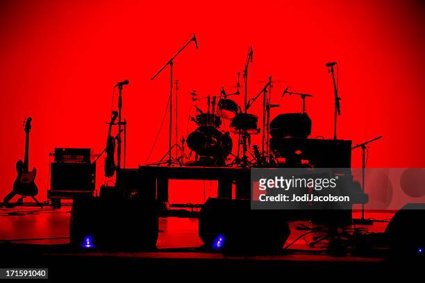 let the band play silhouette - performance group stock pictures, royalty-free photos & images