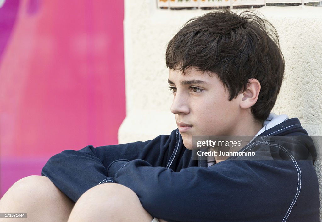 Pensive Teenager