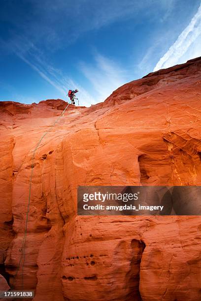 extreme sports landscape - san rafael desert stock pictures, royalty-free photos & images