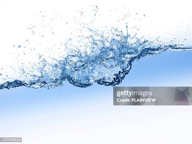 blue wave - süßwasser stock-fotos und bilder