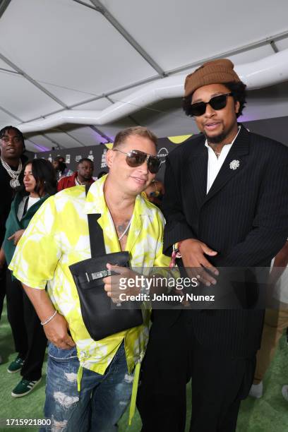 Scott Storch and Nasir attends the BET Hip-Hop Awards 2023 on October 03, 2023 in Atlanta, Georgia.