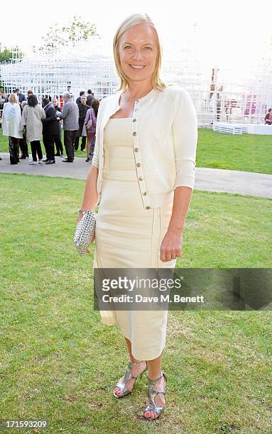 Mariella Frostrup attends the annual Serpentine Gallery Summer Party co-hosted by L'Wren Scott at The Serpentine Gallery on June 26, 2013 in London,...