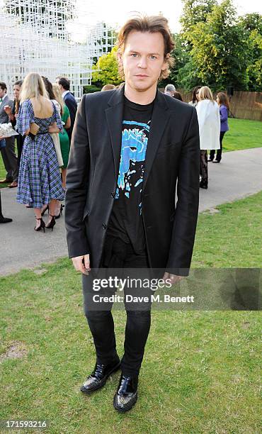 Christopher Kane attends the annual Serpentine Gallery Summer Party co-hosted by L'Wren Scott at The Serpentine Gallery on June 26, 2013 in London,...