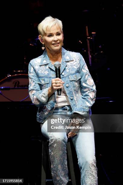 Lorrie Morgan performs onstage for The Final Nashville Show - A Tribute To Ronnie Milsap at Bridgestone Arena on October 03, 2023 in Nashville,...