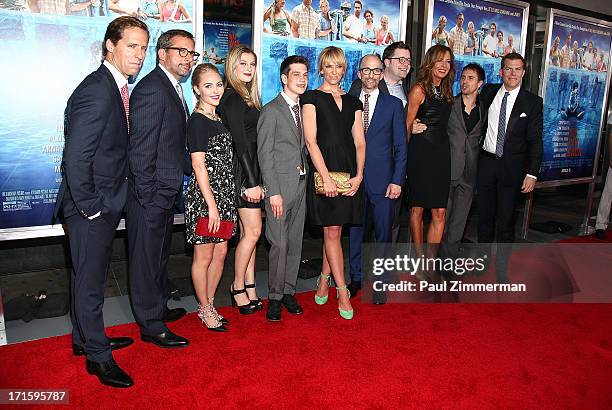 Nat Faxon, Steve Carell, AnnaSophia Robb, Zoe Levin, Liam James, Toni Collette, Jim Rash, Tom Rice, Allison Janney, Sam Rockwell, and Kevin Walsh...