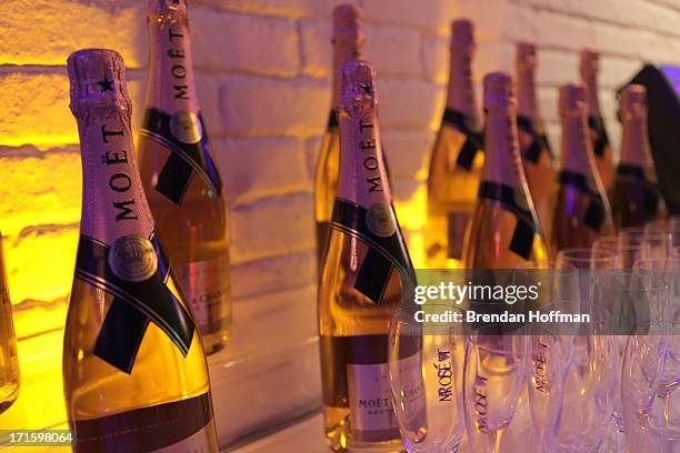 General view of atmosphere at the Moet Rose Lounge DC hosted by Wale to celebrate the release of "The Gifted" at W POV Terrace on June 26, 2013 in...