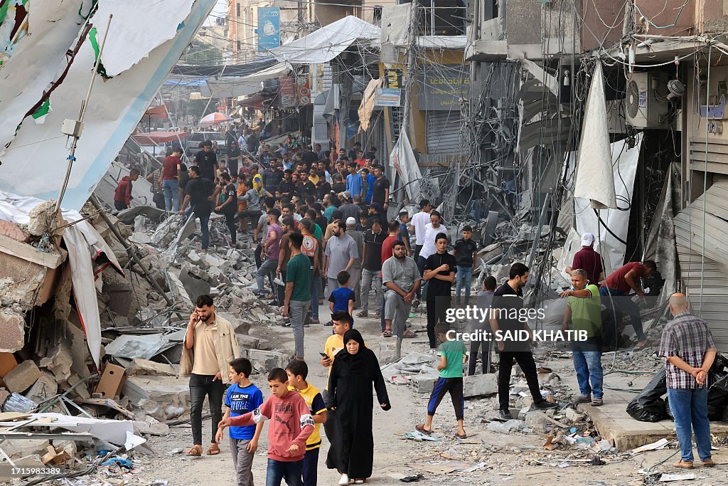 TOPSHOT-PALESTINIAN-ISRAEL-CONFLICT