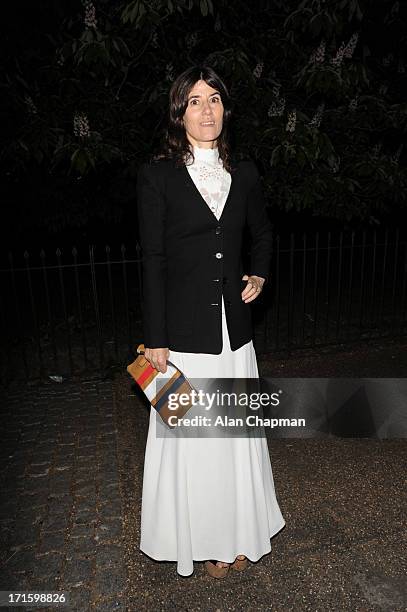 Bella Freud sighting leaving the Serpentine Summer Party on June 26, 2013 in London, England.