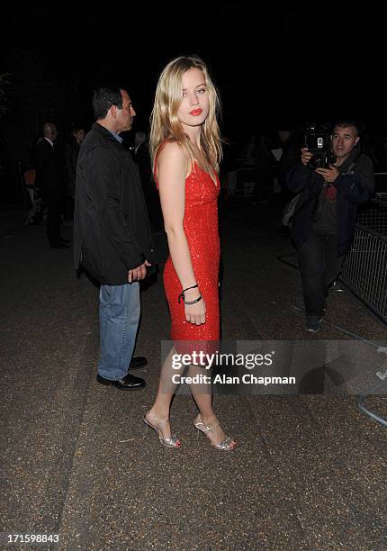 Georgia May Jagger sighting leaving the Serpentine Summer Party on June 26, 2013 in London, England.