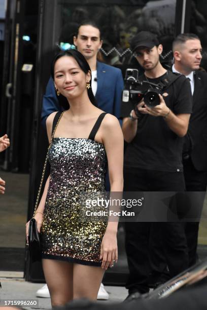Yu Ping Wang attends the Chanel Womenswear Spring/Summer 2024 show as part of Paris Fashion Week on October 03, 2023 in Paris, France.