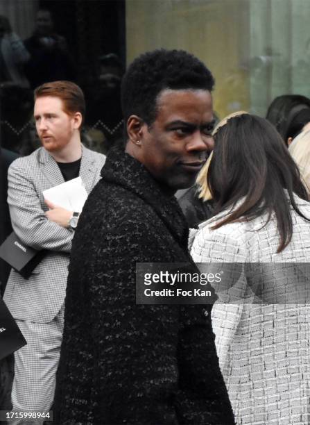 Chris Rock attends the Chanel Womenswear Spring/Summer 2024 show as part of Paris Fashion Week on October 03, 2023 in Paris, France.