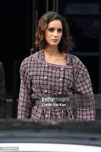 Iman Perez attends the Chanel Womenswear Spring/Summer 2024 show as part of Paris Fashion Week on October 03, 2023 in Paris, France.