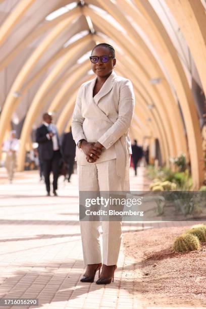 Vera Daves De Sousa, Angola's finance minister, at the annual meetings of the International Monetary Fund and World Bank in Marrakesh, Morocco, on...