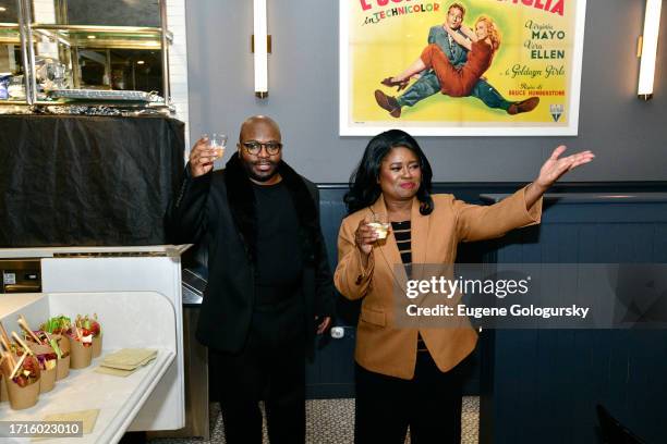 Franklin Eugene and Taylor Re Lynn attend the Cultured Focus Magazine Awards 2023: Fashion and Film on October 03, 2023 in New York City.