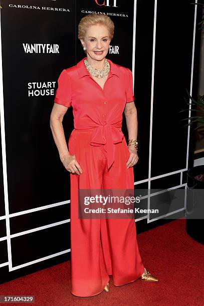 Carolina Herrera attends Vanity Fair and CH Carolina Herrera celebrate the opening of the CH Carolina Herrera Boutique On Rodeo Drive at Carolina...