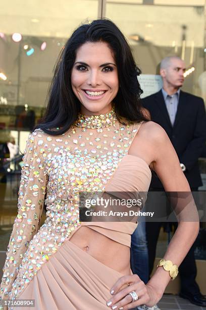 Joyce Giraud attends a fashion fundraiser benefitting Children's Hospital of Los Angeles hosted by Kyle Richards at Kyle by Alene Too on June 26,...
