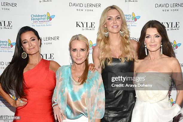 Kyle Richards, Kim Richards and Brandi Glanville and Lisa Vanderpump attend a fashion fundraiser benefitting Children's Hospital of Los Angeles...