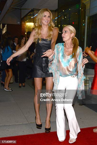 Brandi Glanville and Kim Richards attend a fashion fundraiser benefitting Children's Hospital of Los Angeles hosted by Kyle Richards at Kyle by Alene...