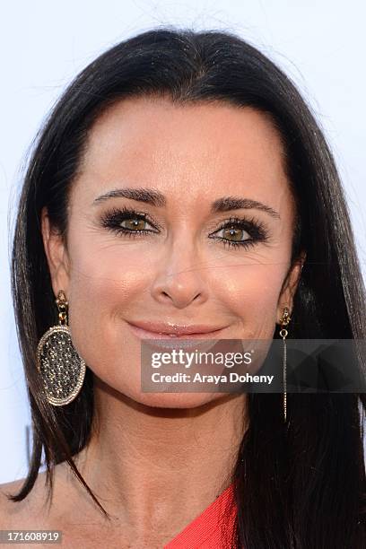 Kyle Richards attends a fashion fundraiser benefitting Children's Hospital of Los Angeles hosted by Kyle Richards at Kyle by Alene Too on June 26,...