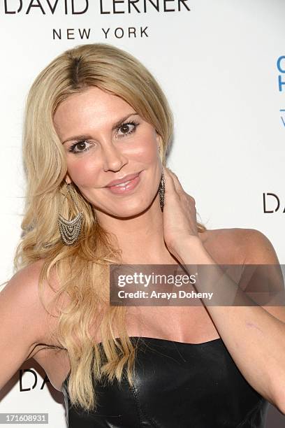 Brandi Glanville attends a fashion fundraiser benefitting Children's Hospital of Los Angeles hosted by Kyle Richards at Kyle by Alene Too on June 26,...
