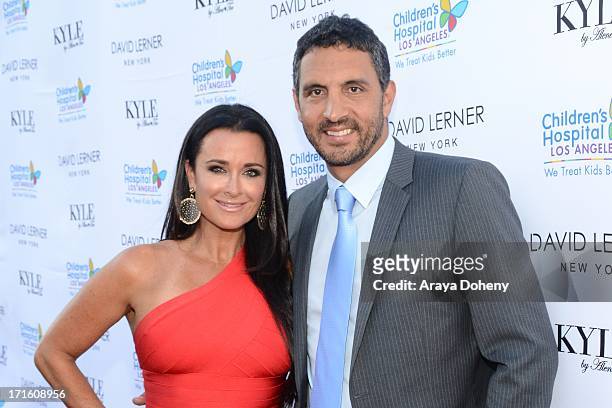 Kyle Richards and Mauricio Umansky attend a fashion fundraiser benefitting Children's Hospital of Los Angeles hosted by Kyle Richards at Kyle by...