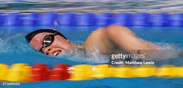 Eleanor Simmonds of Swansea University in action during the Womens MC 400m Freestyle heats during day two of the British Gas Swimming Championships...