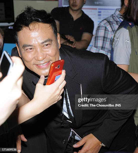 Simon Yam attends the 'Cold Eyes' Red Carpet & VIP Press Screening at COEX Megabox on June 25, 2013 in Seoul, South Korea.