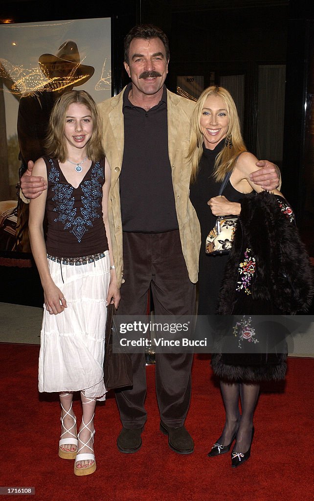 Tom Selleck At Film Premiere of Monte Walsh