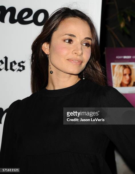 Actress Mia Maestro attends the premiere of "Some Girl" at Laemmle NoHo 7 on June 26, 2013 in North Hollywood, California.