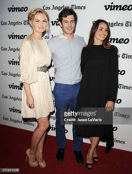Actress Jennifer Morrison, actor Adam Brody and actress Mia Maestro attend the premiere of "Some Girl" at Laemmle NoHo 7 on June 26, 2013 in North...
