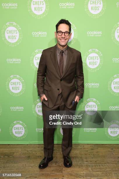 Paul Rudd attends Chefs for Kids' Cancer Benefitting Cookies For Kids' Cancer at Metropolitan Pavilion on October 03, 2023 in New York City.
