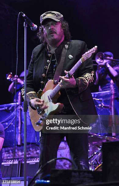 Zucchero performs on stage during the 30th anniversary of Donauinselfest 2013 on June 22, 2013 in Vienna, Austria.