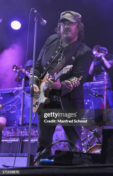 Zucchero performs on stage during the 30th anniversary of Donauinselfest 2013 on June 22, 2013 in Vienna, Austria.