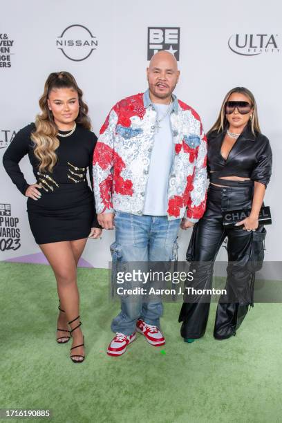Fat Joe and guests arrive to the BET Hip Hop Awards at Cobb Energy Performing Arts Center on October 03, 2023 in Atlanta, Georgia.