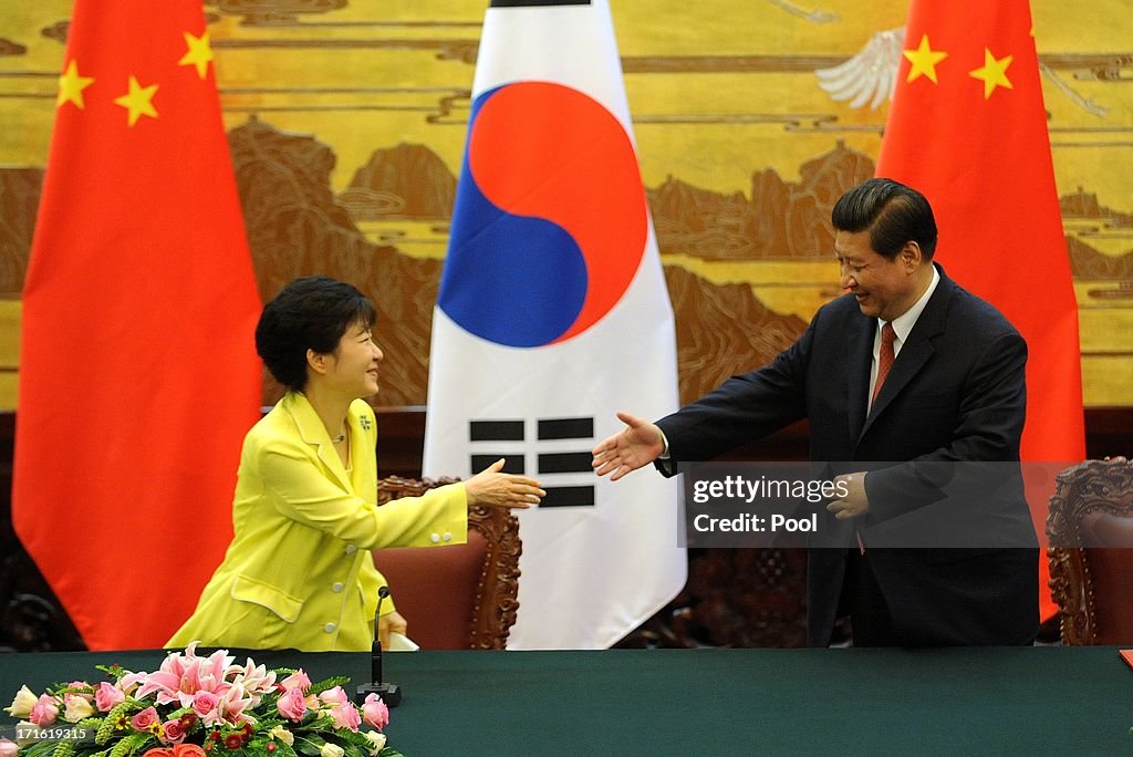 South Korean President Park Geun-Hye Visits China