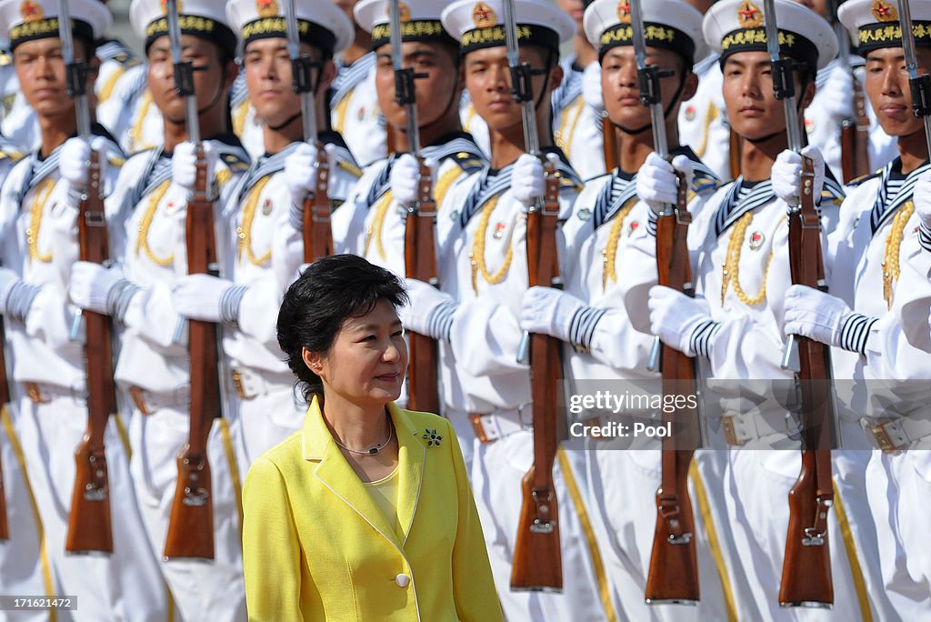 South Korean President Park Geun-Hye Visits China
