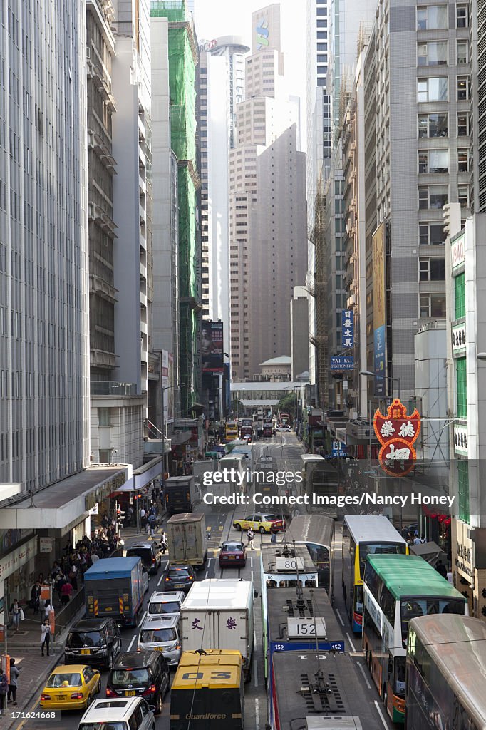 Street scene, Hong Kong, China