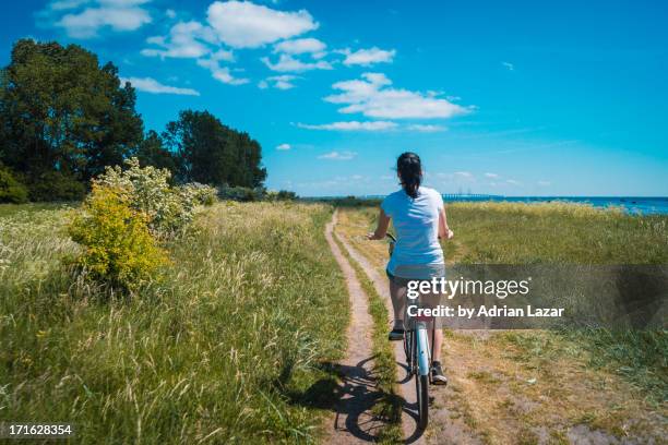 going to dragør beach - near copenhagen. - dragør amager stock pictures, royalty-free photos & images