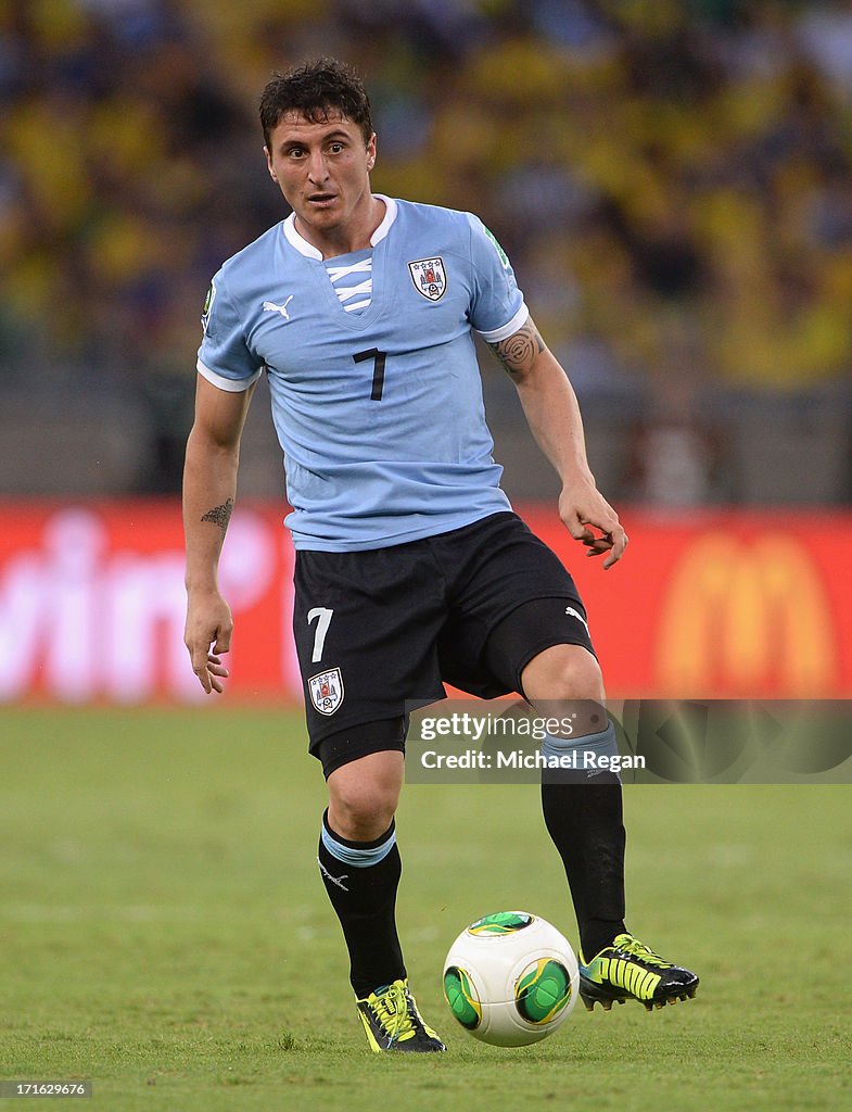 Brazil v Uruguay: Semi Final - FIFA Confederations Cup Brazil 2013