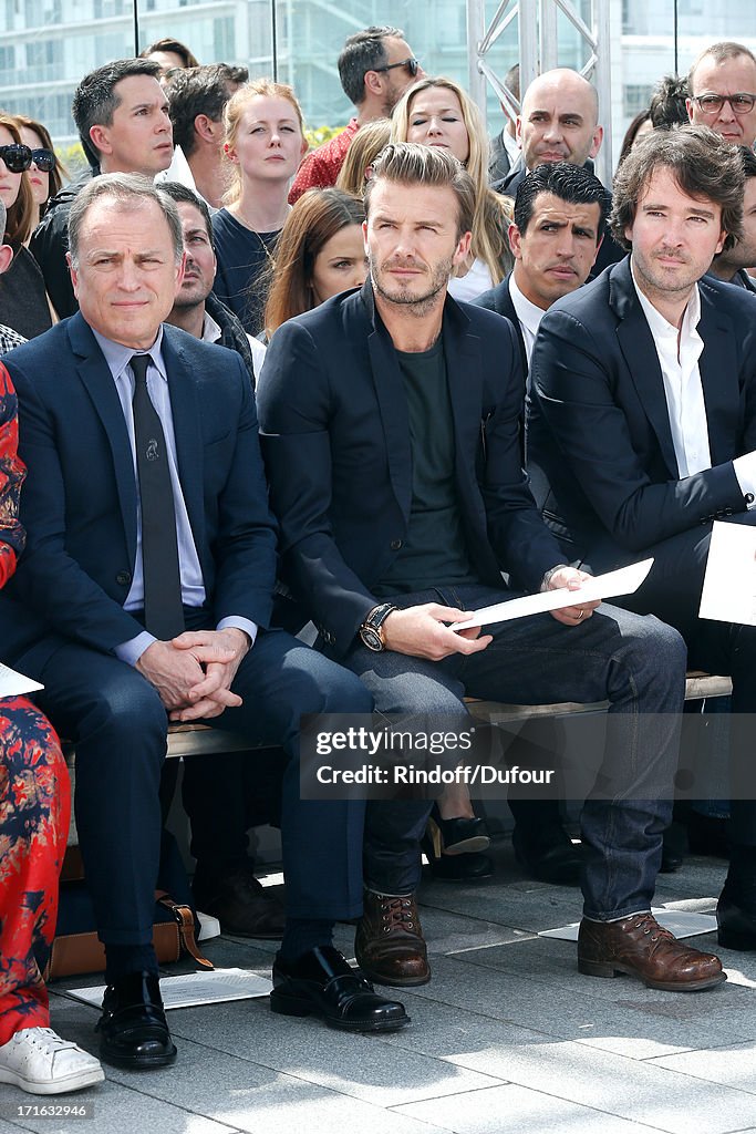 Louis Vuitton: Front Row - Paris Fashion Week - Menswear S/S 2014
