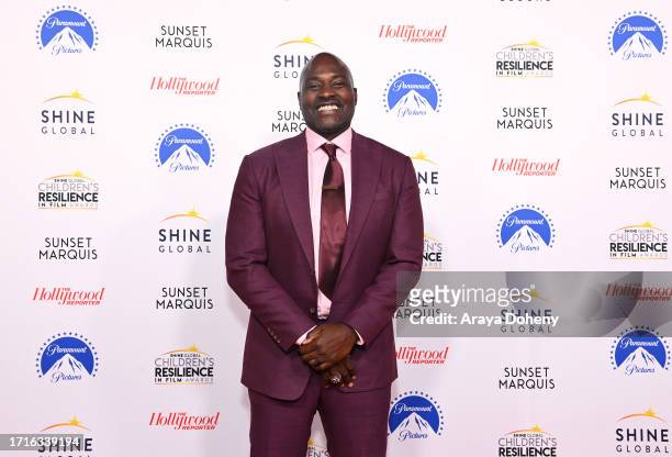 Marcellus Wiley attends the 2023 Children's Resilience in Film Awards at Paramount Pictures Studios on October 03, 2023 in Los Angeles, California.
