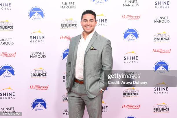 Eric Pedroza attends the 2023 Children's Resilience in Film Awards at Paramount Pictures Studios on October 03, 2023 in Los Angeles, California.