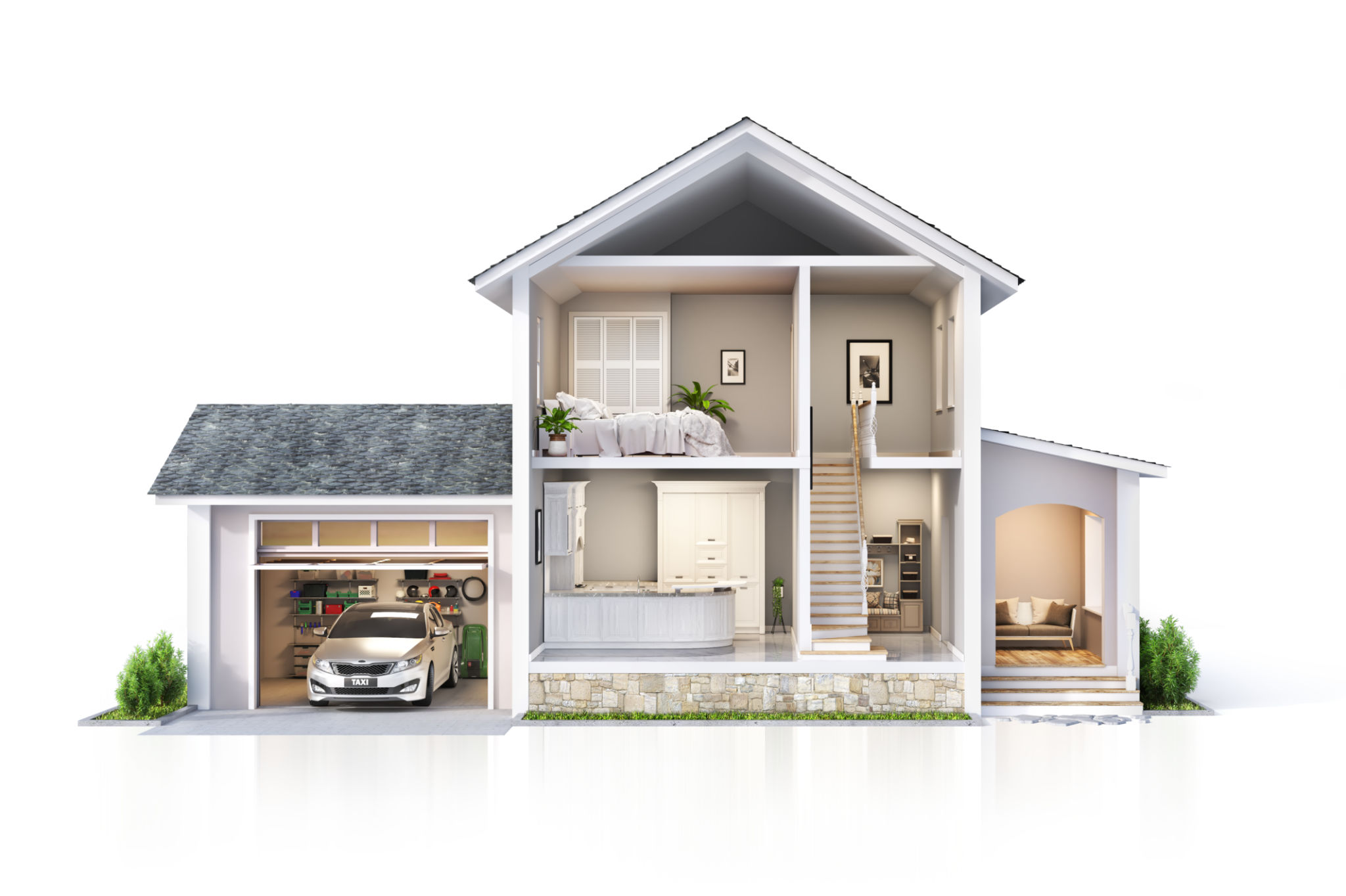 modern house facade